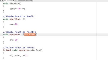 Operator overloading " ++obj & obj++ " in C++