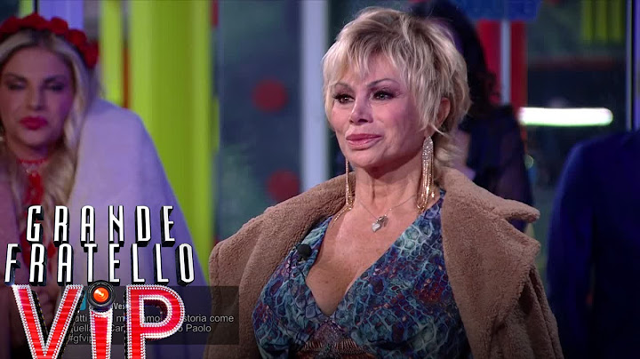 Grande Fratello VIP - Carmen Russo incontra il marito Enzo Paolo Turchi
