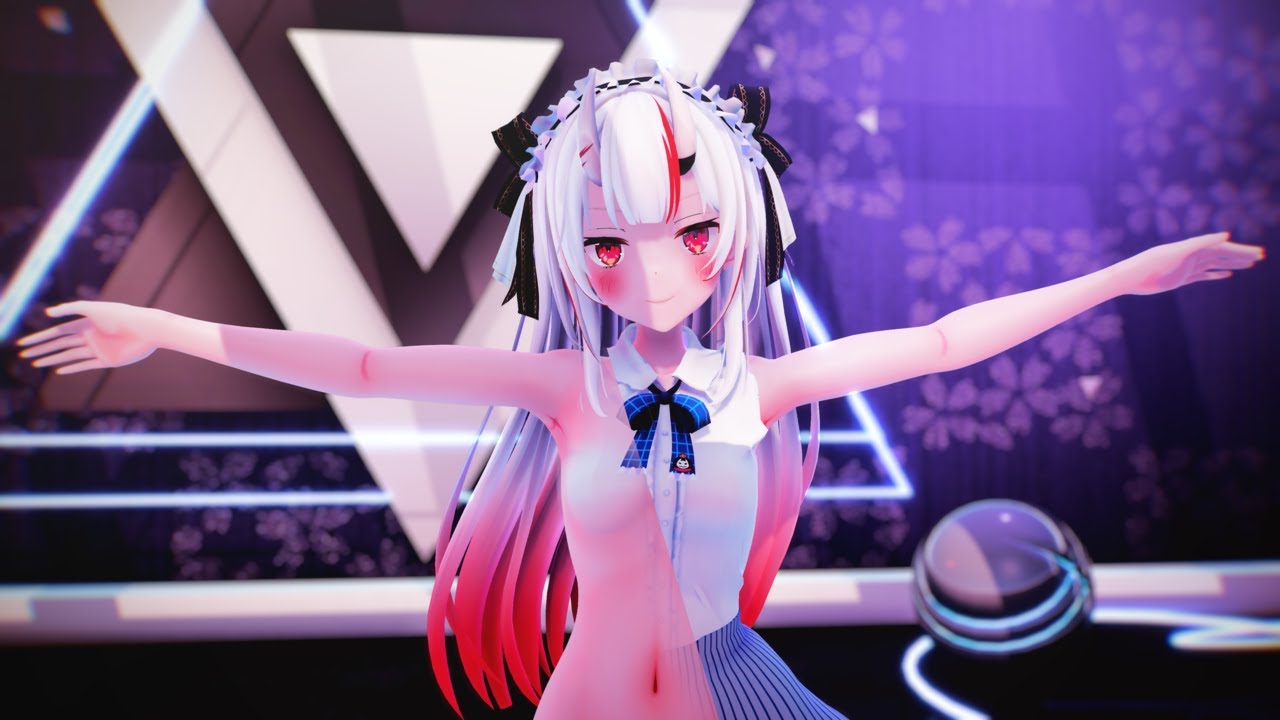 [MMD 4K] 百鬼あやめ Nakiri Ayame - KING
