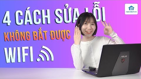 Tại sao laptop ko kết nối đc wifi