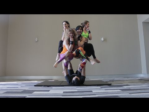 Acro Yoga Four Flyers One Base - Youtube