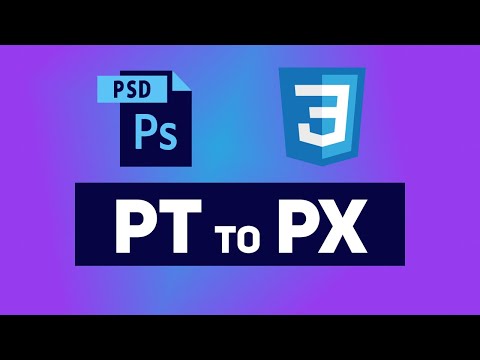 Translating Font Size from Photoshop to HTML CSS | Should You Convert PT to PX (Points to Pixels)
