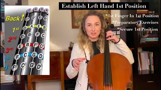 How to Establish and Secure First Position on Cello in Easy Way/How to Play inTune in 1st Position