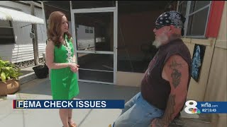 For 2nd time, $30K FEMA national flood insurance check 'not good'