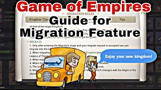 Guide for Migration Feature - Game of Empires: Warring Realms screenshot 2