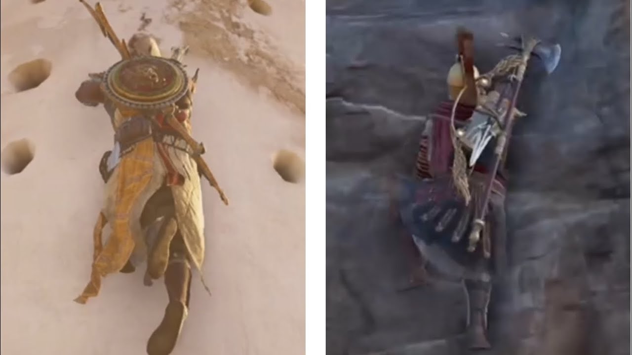 Climbing Comparison (AC ORIGINS VS AC VALHALLA)