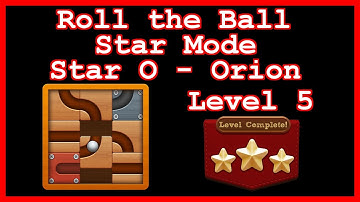 Roll the Ball Orion Level 5 (Star Mode - Star O) - Lösung Solution Walkthrough