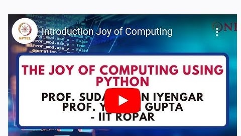 The joy of computing using python week 10 programming assignment nptel answers