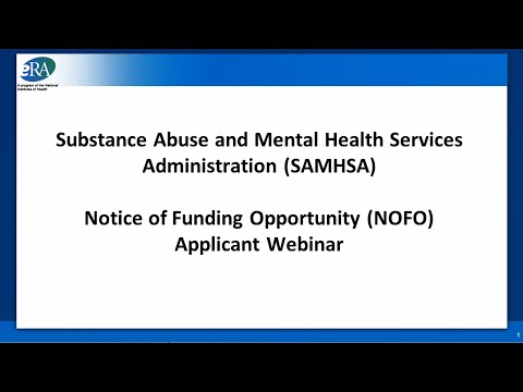 SAMHSA Applicant Tutorial