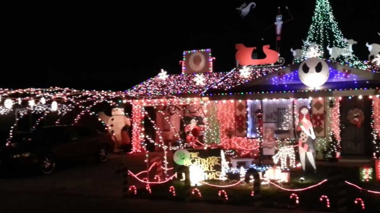 My Nightmare Before Christmas Display Youtube