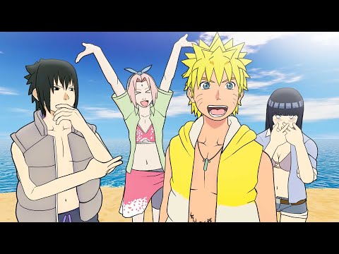 NARUTO AND FRIENDS SUMMER BEACH DAY!! | NARUTO VRCHAT