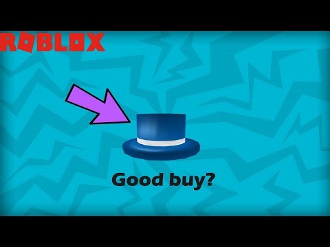 Buying Blue Top Hat With White Bands On Roblox Youtube