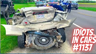 IDIOTS IN CARS #1137  - Bad drivers & Driving fails -learn how to drive