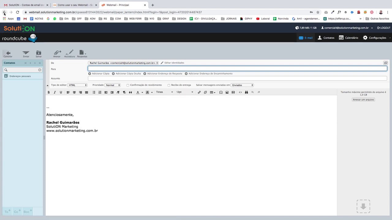 Roundcube timeweb