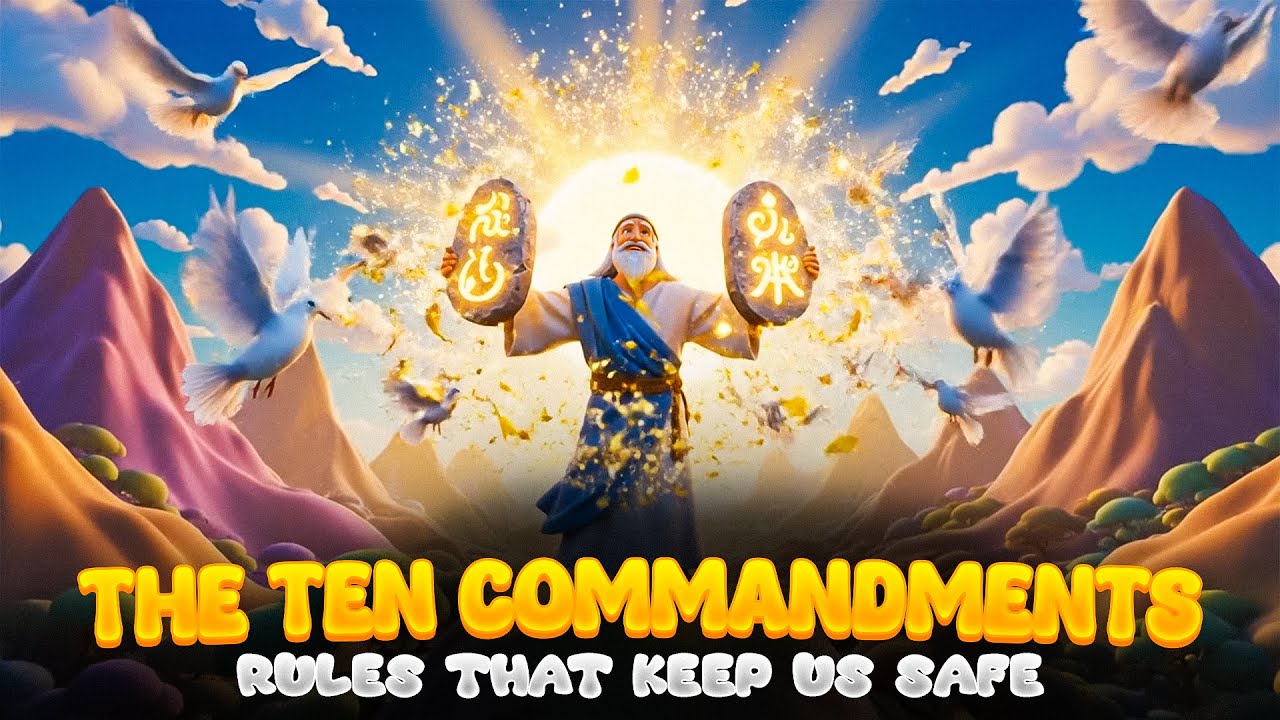 The Ten Commandments for Kids — Fun Bible Story That Teaches Kindness!