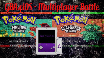 [GBA4iOS 2.1] Wireless link setup + Pokémon Link Battle / Multiplayer Battle (in Pokémon FR/LG).