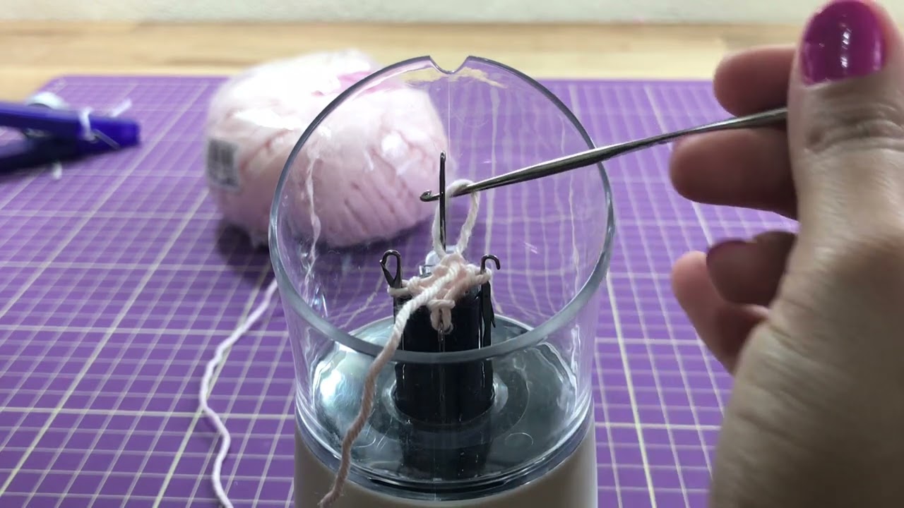 Como voltar o ponto na máquina de Tricotin.