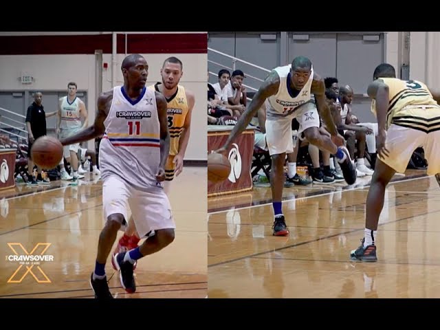 Jamal Crawford vs HIS SON Eric Crawford!! When You Gotta Guard Your Dad But  He's J Crossover 