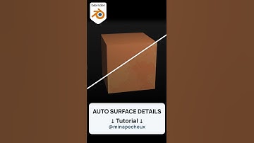 Procedural Surface Details Material in Blender 3 - EASY!