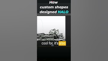How Photoshop Custom Shapes Created HALO #gaming #scifi #conceptart #photoshoptutorial