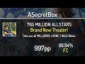 ASecretBox (8.69⭐) 765 MILLION ALLSTARS - Brand New Theater! [We are all] +HDDT 98.94% | FC | 997 PP