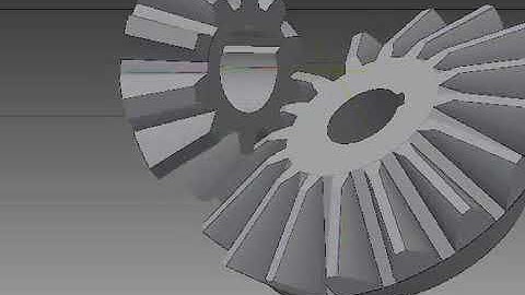 Bevel gear without the use of models - Inventor 2014