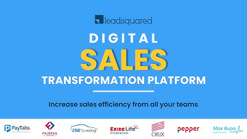 Digital Sales Transformation Platform - LeadSquared