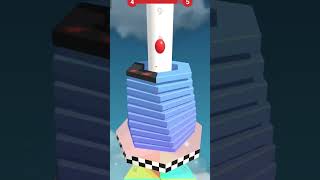 gameplay video of stack ball and easy to escape level 45 to 46