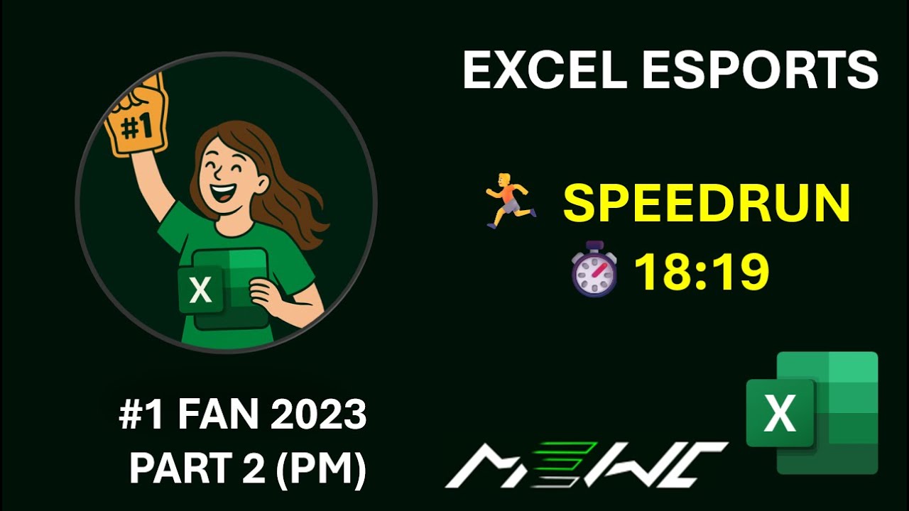 Excel Esports Speedrun: The Number 1 Fan (Part 2) 2023 in 18:19 - YouTube