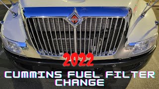 2022 Cummins Fuel Filter Change