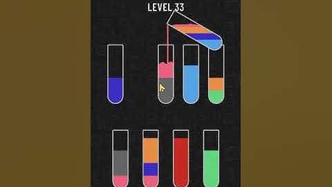 Water Sort Puzzle level 33 | Gameplay Mobile Games