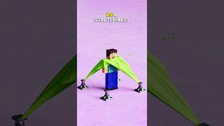 Minecraft Steve Cloth Stretch Simulation Test #minecraft #physics #simulation