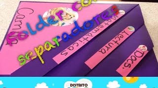 En este video verán como hacer un bonito y muy práctico folder con ...