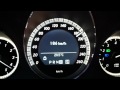 Mercedes-Benz E-class 350 coupe 2011 acceleration 0-255 km/h