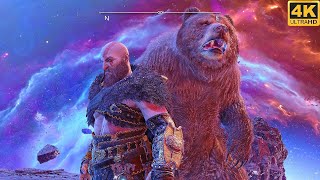 Kratos And Atreus Kills Hrist And Mist With Black Bear Armor  God Of War Ragnark 4k 60fps