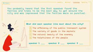 B2 First / Listening - Part 3