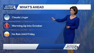 September 28 | Clouds linger over western PA