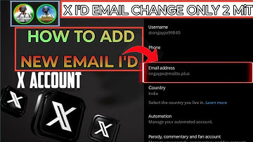 Twitter X Account Ka Gmail Id Kaise Change Karen | How To Change Twitter X Account Gmail 2024