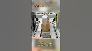 Semi-auto flap folding carton sealer — 25-35ctns/min #cartonsealer #casesealer #shorts