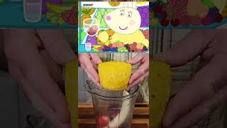Take A Sip Of Your Favorite Pig's Healthy Green Blend!🤤 #shorts #peppapig #healthyrecipes #healthy