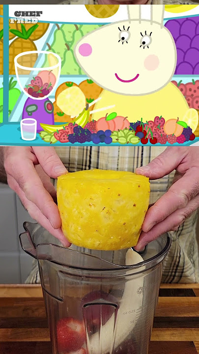 Take A Sip Of Your Favorite Pig's Healthy Green Blend!🤤 #shorts #peppapig #healthyrecipes #healthy