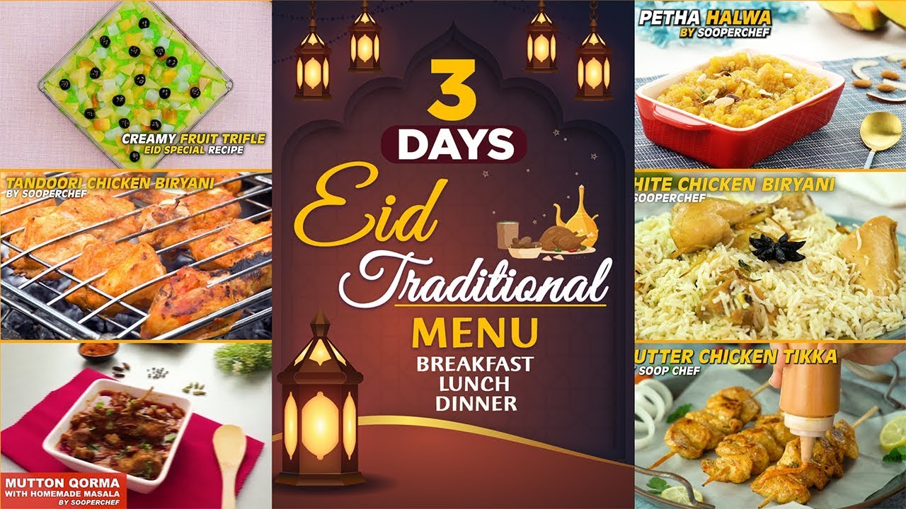 3 Days Eid Menu | Eid Special Recipes By SooperChef