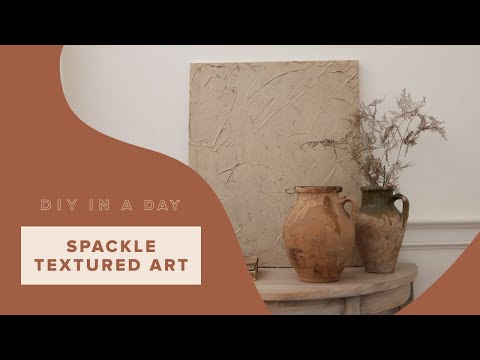 How to Make DIY Textured Art - The Home Depot