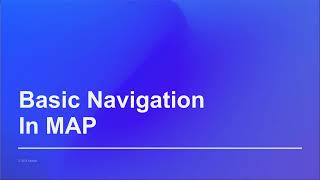Basic Navigation In MAP