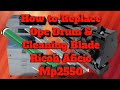 How to Replace Opc Drum & Cleaning Blade Ricoh Aficio Mp2550 3350