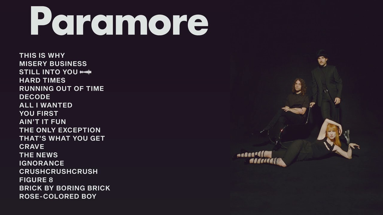 Paramore | Top Songs 2025 Playlist | This Is Why, Misery Business, Still Into You...