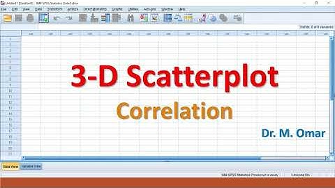 3D Scatterplot In SPSS Part1