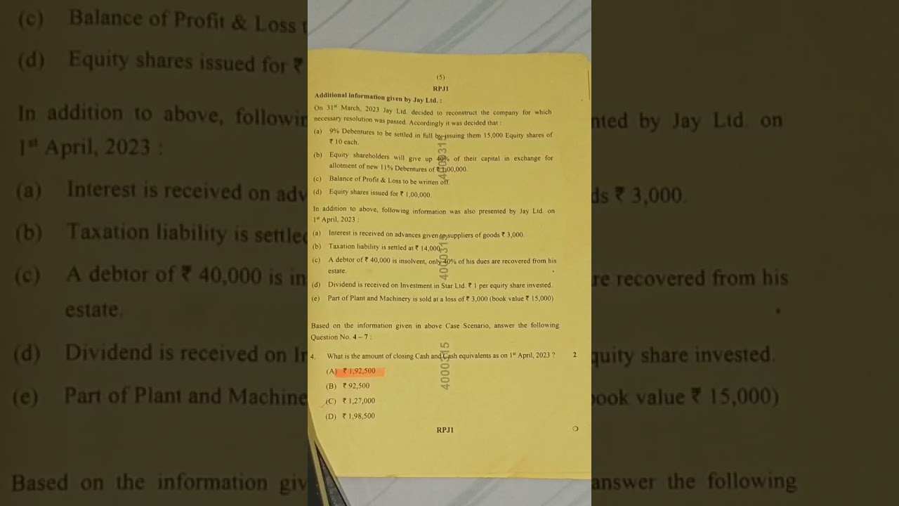 CA INTER Advanced Accounting mcq September 2024 