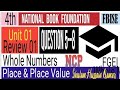 Class 4 Unit 1 Ex Review 1 Q 5--8 Place Value ,Number in Standard Form,Descending Order, Compare NBF