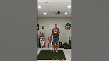 Great drill. Stop n’ go! Will really improve your downswing sequence! #over50golf #golfdrills